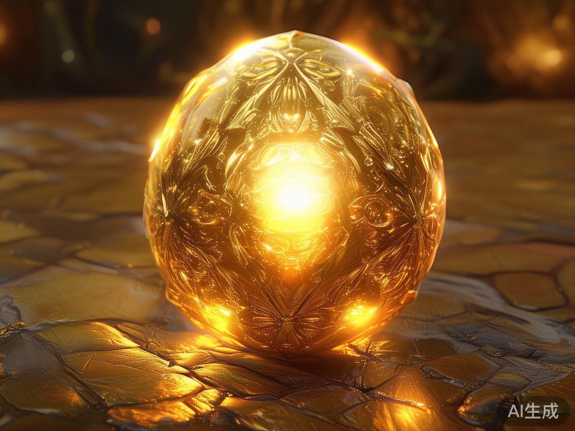 金色珠子：作为游戏中最经典的稀有珠子之一，金色珠子
